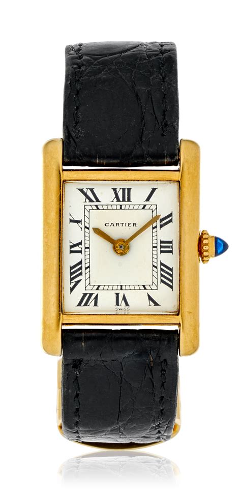 cartier tank watch vintage women's